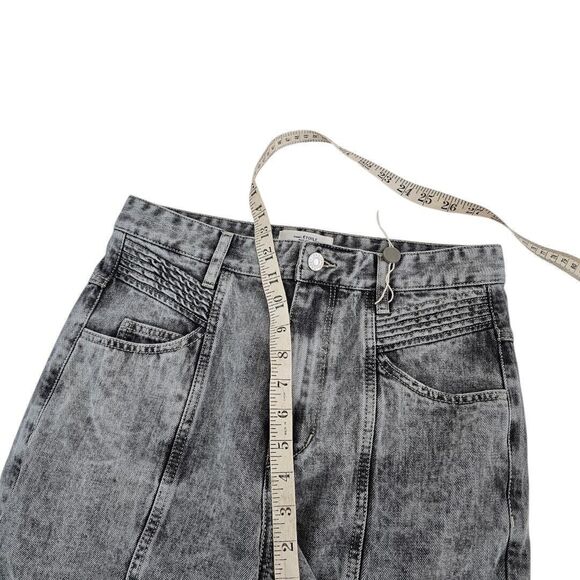 New Isabel Marant Hominy Trousers Jean Lilac Washed Gray Size 40 US 8 - Picture 7 of 10